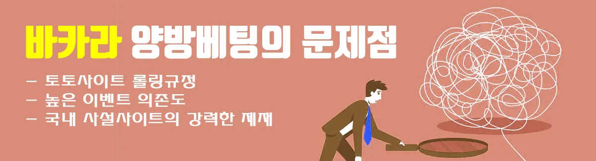 바카라 양방배팅 문제점